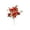 A002- White, variant on Christmas Tree Decorations, Christmas Picks, Artificial Flower, Red Christmas Ornaments, 17X9 Inch Artificial Decorative Pick with Variegated Ivy Leaves and -Looking Green