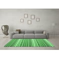 thumbnail image 3 of Ahgly Company Indoor Round Abstract Emerald Green Contemporary Area Rugs, 7' Round, 3 of 4