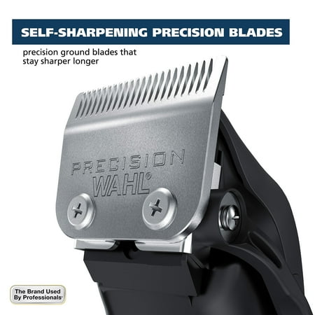 UNTESTED WAHL Home Haircutting Kit With Color Guards for Easy Identification Model 79722 Black