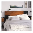 thumbnail image 2 of Cabecera de cama Queen Playcon Marbella Minimalista 151 cm Negro y madera naranja, 2 of 6