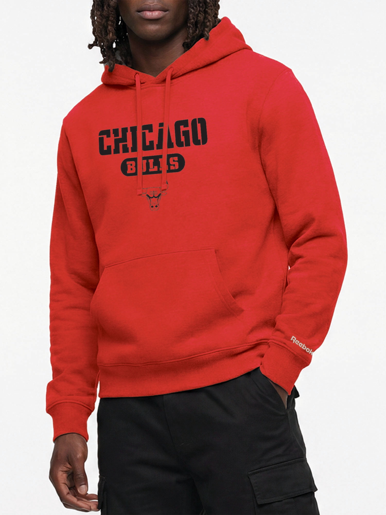Chicago Bulls Reebok Mens Hooded Sweatshirt