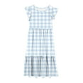 thumbnail image 5 of Tranfacy Robes d'Été pour Ados, Robes d'Été pour Filles, Robe d'Été pour Filles de 6 à 12 Ans à Manches Courtes, Col Rond, Décontractée, à Pois, Robe Longue Ample et Confortable, 5 of 5
