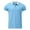Light Blue, variant on JURANMO Fashion Polo Shirts for Men 1/4 Zip Turn Down Collar Short Sleeve T-shirts Summer Muscle Fit Sport Tee Tops Deals of Today White XXXL