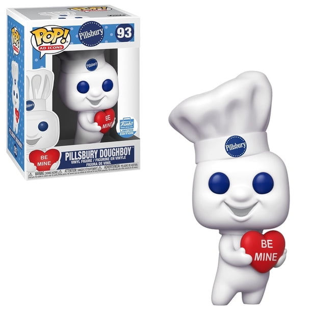 Funko POP! Ad Icons: Pillsbury Doughboy with Heart #93 Exclusive Bundled with Free PET Compatible .5mm Extra Rigged Protector Funko -