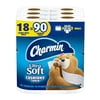 Charmin Ultra Soft Cushiony Touch Toilet Paper, 18 Family Mega Rolls = 90 Regular Rolls