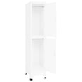 thumbnail image 3 of vidaXL Locker Cabinet White 15"x17.7"x70.9" Steel, 3 of 6