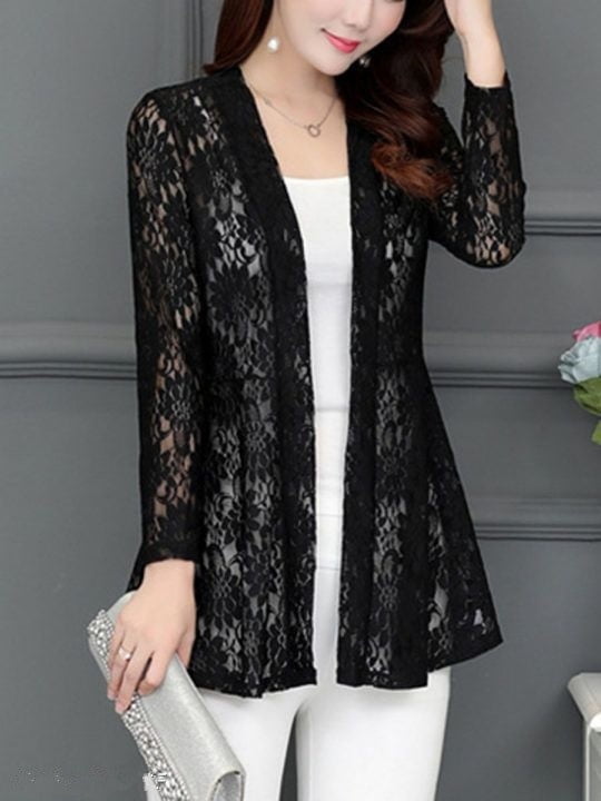 lace cardigan walmart