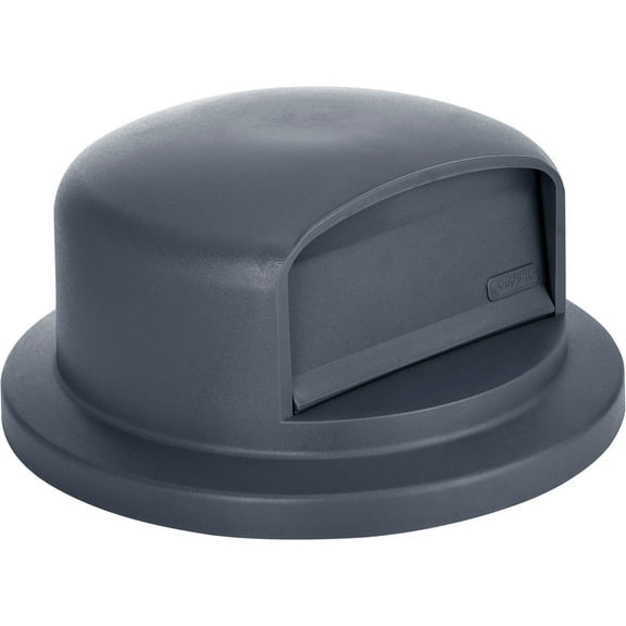Global Industrial Plastic Trash Can Dome Lid - 44 Gallon Gray
