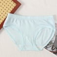 thumbnail image 2 of Krdevn Girls Underwear - Solid Color Comfortable Breathable Children's Briefs,Color:Blue,Size:M, 2 of 7