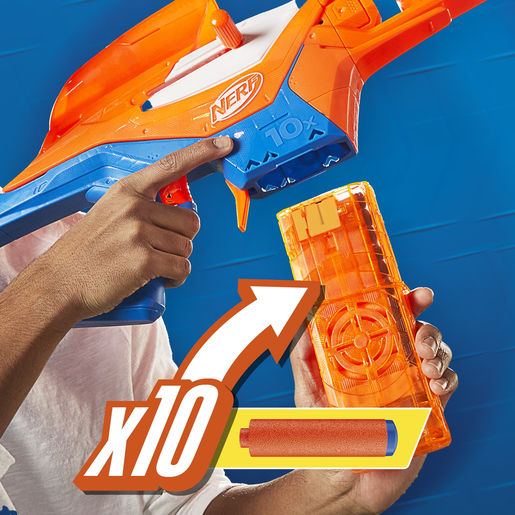 Nerf N Series Pinpoint Blaster, Clip, 18 N1 Darts for Boys and Girls, Ages 8+