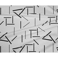 thumbnail image 4 of oneOone Polyester Lycra Fabric Line Geometric Printed Fabric 1 Yard 56 Inch Wide, 4 of 4