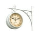 thumbnail image 3 of Reloj De Pared Retro Reloj De Pared De Hierro Reloj Colgante De Doble Cara Reloj Decorativo Silencioso Reloj De Pared Con Pilas Para El Hogar Pasillo Café Restaurante Speravity HA025243-02, 3 of 5