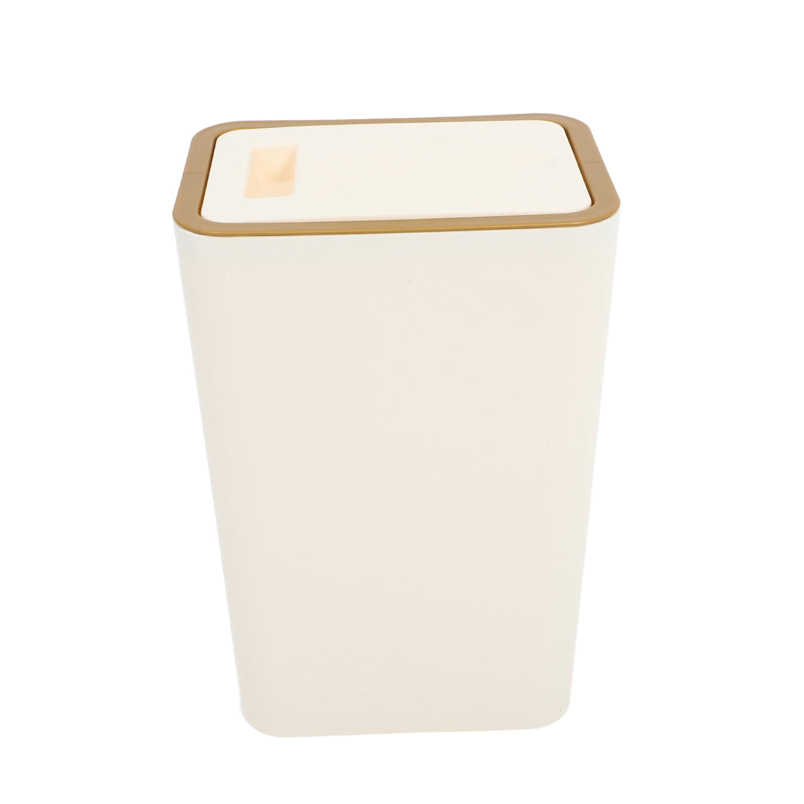 WHAMVOX  Bins Large Garbage Can Press Pop-up Lid Trash Office