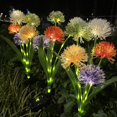 thumbnail image 2 of Solar Garden Llights - Led Flowers Outdoor Garden Decorative, 5 Heads Waterproof Colorful Solar Power Lights, 2 of 8