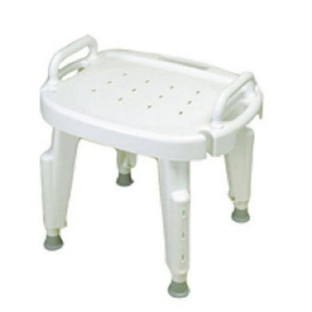 Adjustable shower seat with arms