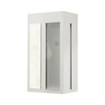 thumbnail image 2 of 27412-91 Livex Lighting Lafayette - 1 Light Outdoor ADA Wall Lantern in Coastal Style - 6 Inches wide by 11 Inches high-Brushed Nickel Finish, 2 of 12