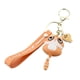 thumbnail image 1 of Llavero de dibujos animados Sonducket gato Pegamento Flexible Animal bolsa colgante accesorios de la suerte llaves anillo pequeña muñeca bonita regalo Ropa zapatos y accesorios Miscelánea Naranja AP014428-03, 1 of 6