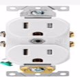 thumbnail image 2 of Outlet Leviton 15A 125V dúplex blanco 5-15R resistente a manipulaciones, 2 of 2
