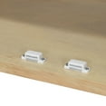 thumbnail image 2 of Natural Wood Sideboard Buffet Cabinet with Rattan Doors and Storage Shelves, 2 of 7