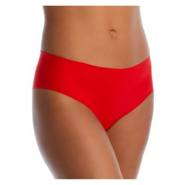 AQUA Intimates Red Nylon Stretch Hipster Underwear S