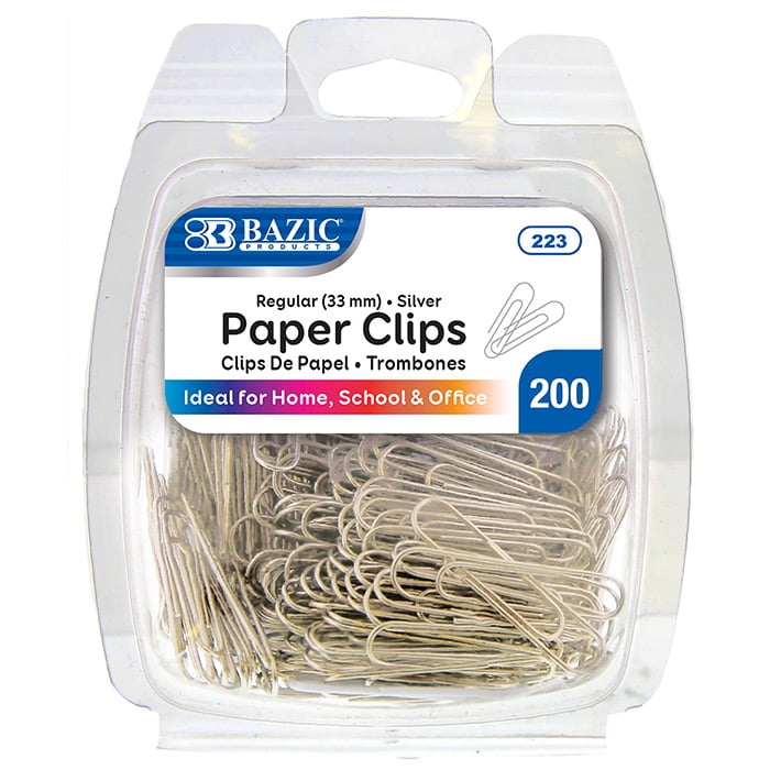 Paper Clips Universal #1 Lot of 3-100 Count Silver 1-3/8" Long New Stock 
