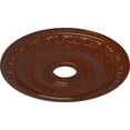thumbnail image 3 of Ekena Millwork 20"OD x 3 5/8"ID x 1"P Jackson Ceiling Medallion (Fits Canopies up to 5 1/8"), Hand-Painted Burnished Mahogany Crackle, 3 of 8
