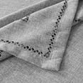 thumbnail image 2 of Hem Stitch Border Vintage Design Tablecloth Gray 68" by 108" Oblong / Rectangle, 2 of 5