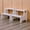 White - 2 Packs, variant on Wooden Step Stool,Two Step Stool for Kids,Toddler Montessori Stool Supports 300 lbs Kids Toddler Stepping Stool for Bathroom Sink/Toilet/Kitchen/Bed,Natural
