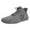 Grey, variant on Mens Shoes,Korean Style High Top Sneaker Boots for Spring And Autumn Seasons Casual Streetwear Fashion Footwear,Shoes for Men,Black,10.5