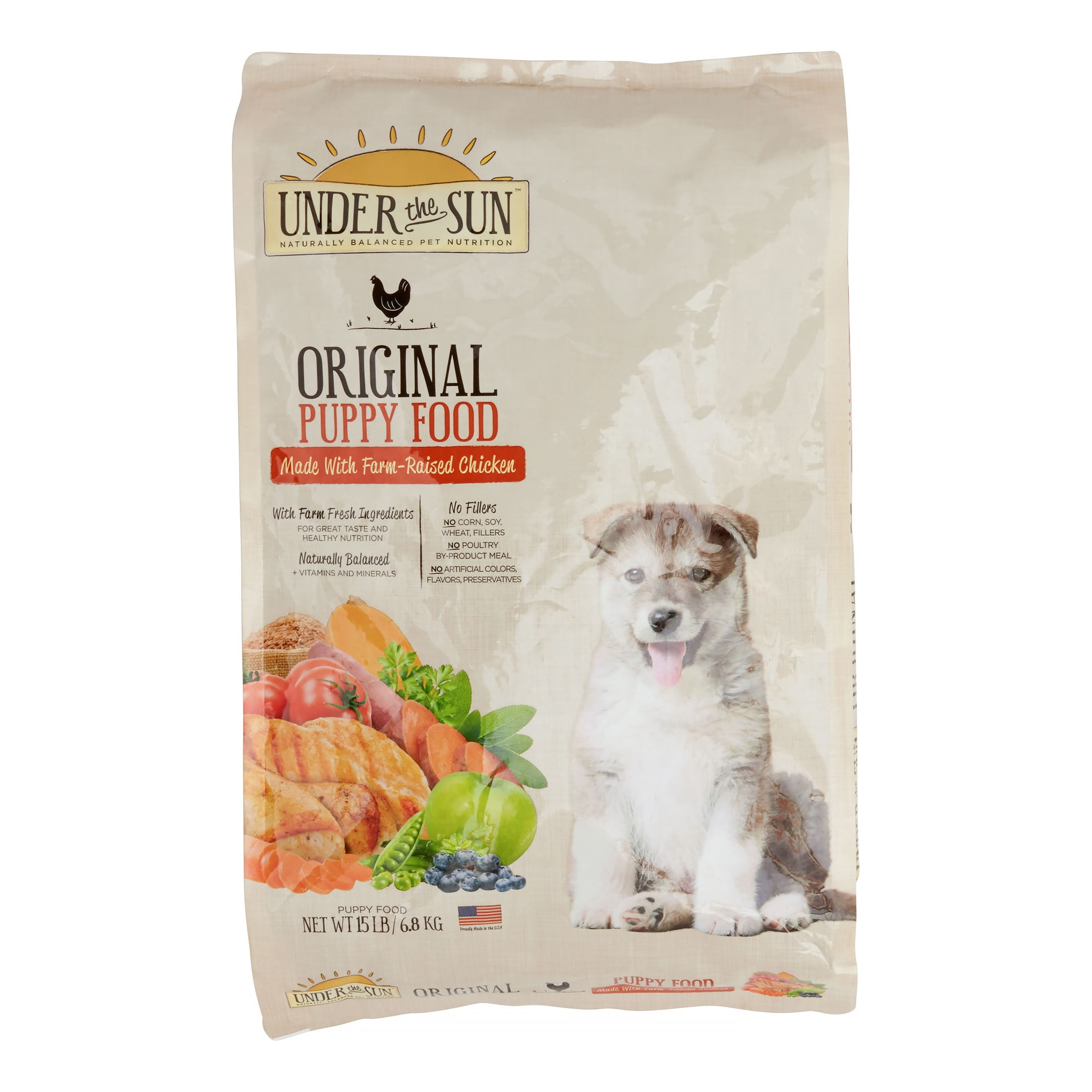 under the sun puppy food