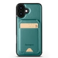 thumbnail image 5 of Allytechgroup Case for iPhone 16 with Detachable Cards Holder, RFID Blocking 2 In 1 Wallet Case with Kickstand Shockproof Back Cover Shell for iPhone 16, Green, 5 of 8