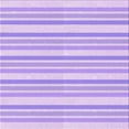 thumbnail image 1 of Ahgly Company Machine Washable Indoor Square Transitional Purple Area Rugs, 5' Square, 1 of 7