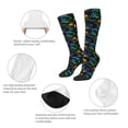 thumbnail image 6 of Fotbe Retro Truck print Women's Men's Novelty Crew Socks Cotton Socks Knee High Socks for Walking,Running,Nurses,Pregnancy, 6 of 9