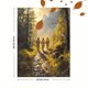 thumbnail image 3 of Qisvanset 12x16 Inch Jesus Emmaus Road Canvas Wall Art, Biblical Disciples Painting Countryside Religious Decor, 3 of 8