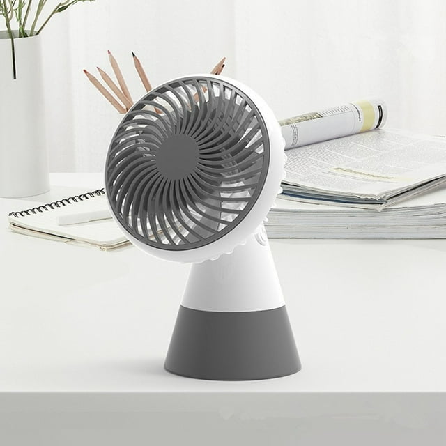 Xihbxyly Ventilador de Mano de Verano, Ventilador de Escritorio Recargable Por Usb, 3 Velocidades, Ángulo Ajustable, Diseño Silencioso, Portátil y Compacto, Ideal para Oficina, Estudiantes y Viajes.
