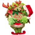 thumbnail image 2 of Corona de Navidad de Felpa Hugtrwg Decoraciones, 2 of 9