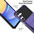 thumbnail image 5 of for Samsung Galaxy A15 Case, Wallet 5 Credit Card Holder, ID Slot Flip Wallet Case, Back Pocket Dual Layer Protective Hard Shell TPU Rubber Bumper Sto, 5 of 5