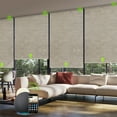 thumbnail image 1 of Yoolax Motorized Blind Remote Control Smart Roller Shade(Jacquard Coffee,60"W x 72"H), 1 of 6