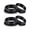 1-1/2" Black Aluminum, variant on Light Socket Shade Rings,Aluminum Threaded Socket Ring for Medium Base E26 Sockets,Retaining Rings for Glass Lamp Shades Light Fixtures (4-Pack White Color/For Thread Diameter 1-1/2 Inches)