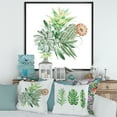 thumbnail image 2 of Designart 'Bouquet With Succulents and Cactus' Traditional Framed Canvas Wall Art Print, 2 of 5