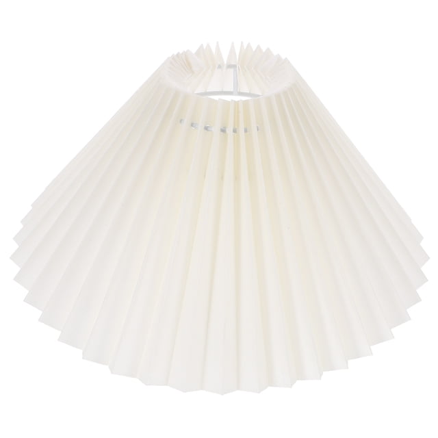 WORGEOUS Sombra de lámpara de lámpara plisada sombra de lámpara de lámpara para la lámpara de lámpara cubierta de luz E27