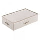 thumbnail image 1 of Contenedores de almacenamiento resistentes debajo de la cama, organizador con tapa plegable con doble cierre y asas reforzadas para debajo de la cama, sofá o armario, color beige, 1 of 5