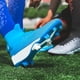 thumbnail image 3 of Cleats Men Soccer Shoes Outdoor Indoor Training Adult Football Shoes Grass Training Match Sport Sneakers Blue 42, 3 of 4