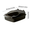 thumbnail image 3 of 2025 Eco-Friendly Litter Box - Extra Large Open Design for Senior & Overweight Cats | Veterinarian Recommended with Odor Control Technology, 3 of 6