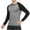 Dark Gray, variant on VSSSJ Mens Sport Compression Shirt Fitness Color Block Long Sleeve Raglan Shirt Comfortable Stretchy Breathable Workout Athletic Tops Dark Gray XL