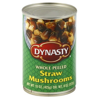 Dynasty Whole Peeled Straw Mushrooms 15 oz by