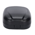 thumbnail image 2 of Estuche para audífonos portátil, resistente al agua y a las caídas, caja de almacenamiento para audífonos portátil, color negro, 2 of 15