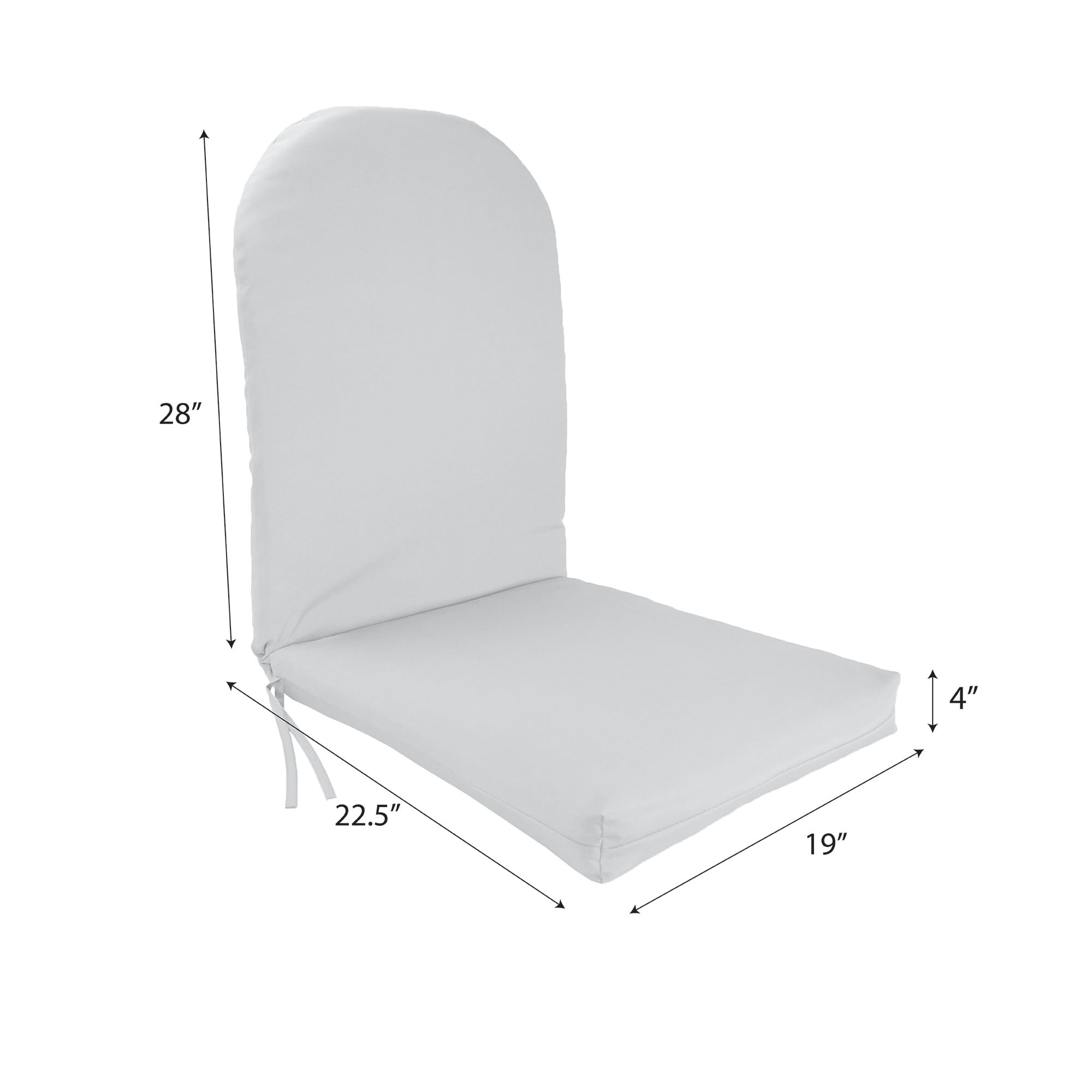 Jordan Manufacturing 50.5" x 19" Lilo Tapioca Multicolor Abstract Rectangular Outdoor Adirondack Chair Cushion with Ties