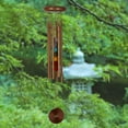 thumbnail image 2 of Woodstock Windchimes Chakra Chime Seven Stones, Bronze, Wind Chimes For Outside, Wind Chimes For Garden, Patio, and Outdoor Décor, 17"L, 2 of 8