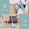 thumbnail image 6 of Multi Color Floral Checkered Pattern Kitchen Rugs Sets Of 3,Kitchen Runner Rugs Non Skid Washable,Decorative Kitchen Floor Mats for Kitchen,Sink,Laundry,17"x30"+ 17"x47" + 17"x59", 6 of 6
